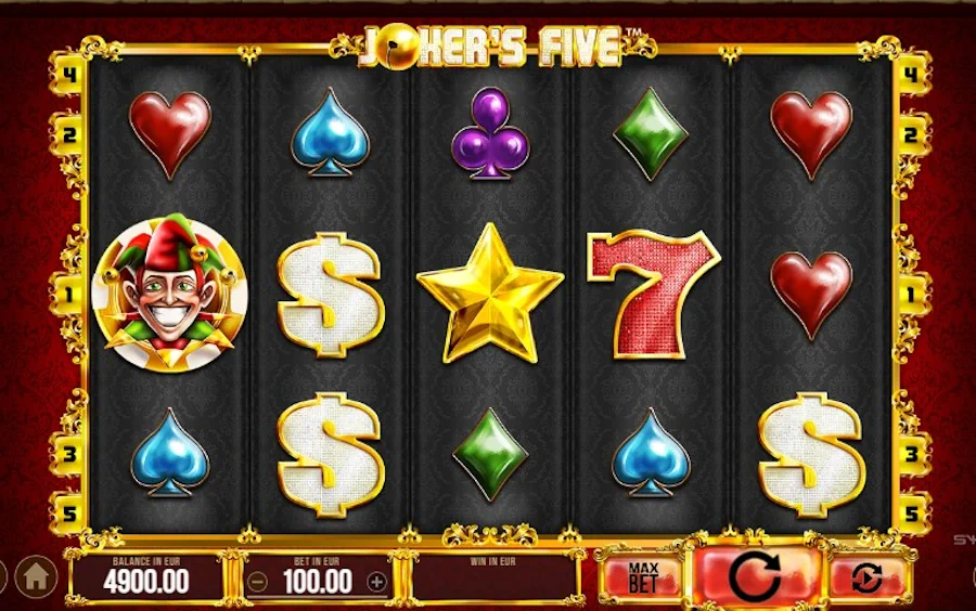 Jokers Five Slot playing